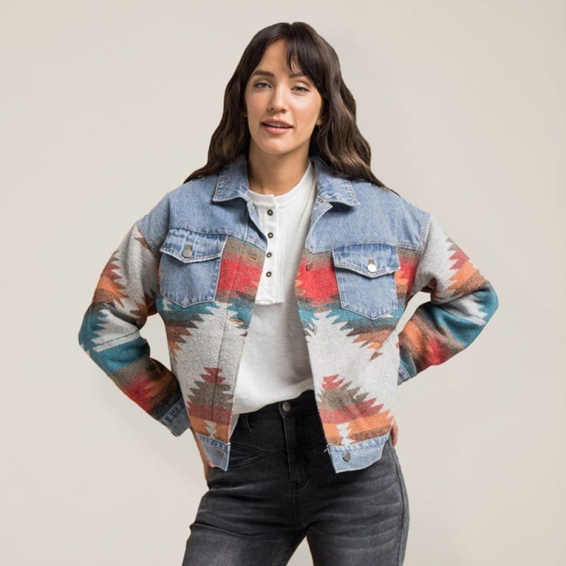 Albuquerque Retro Denim Jacket Light Wash / S