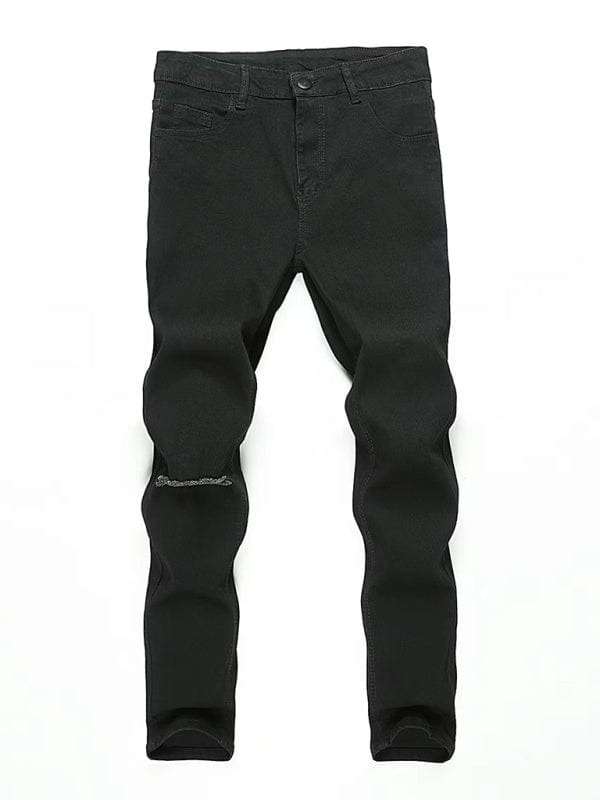 Black Ripped Skinny Fit Jeans