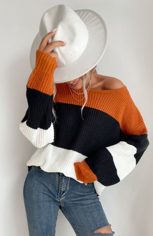 Color Blocked Sweater