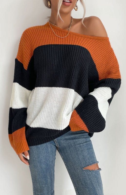 Color Blocked Sweater