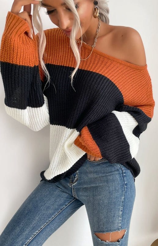 Color Blocked Sweater