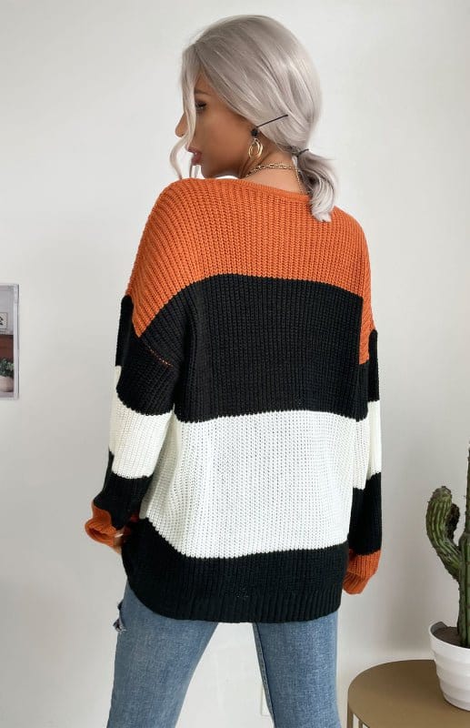 Color Blocked Sweater