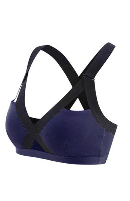 Color Contrast Sports Bra