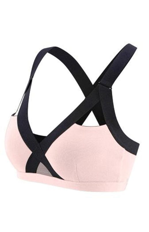 Color Contrast Sports Bra