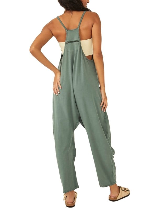 Comfy Loose-Fit Jumpsuit with Pockets