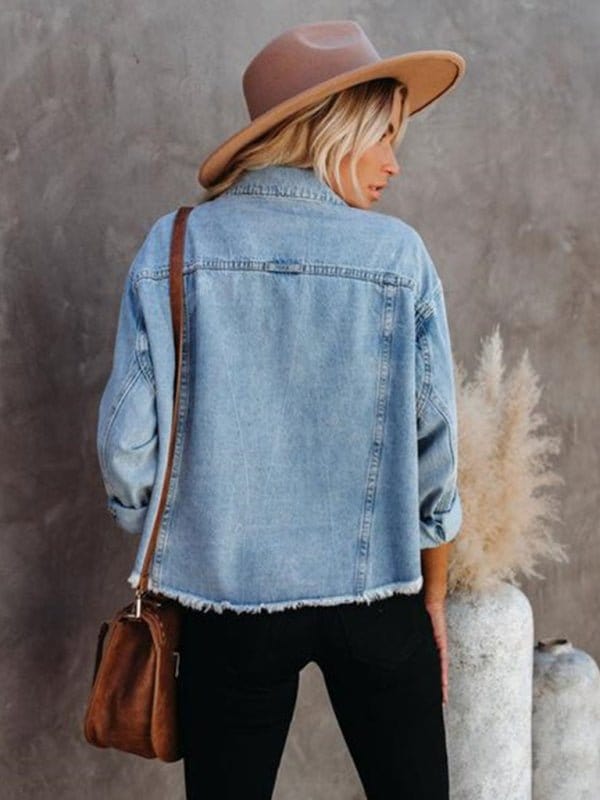 Cropped Denim Jacket