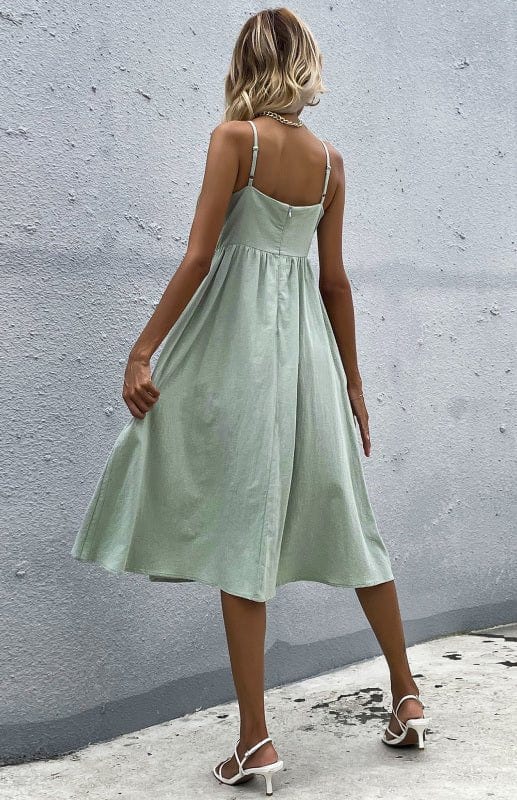 Fitted Linen Dress