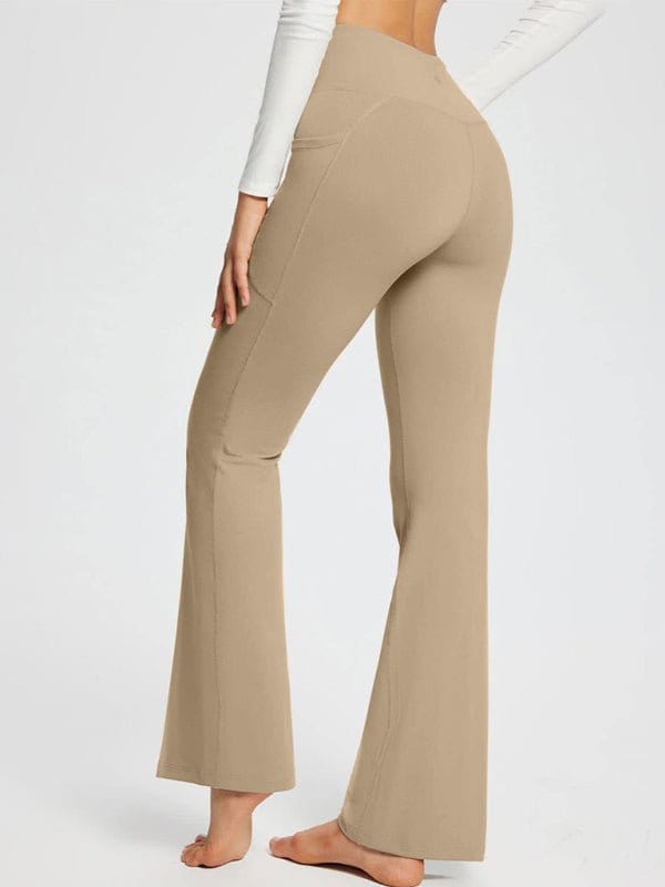 Flattering High-Waisted Wide Leg Leggings