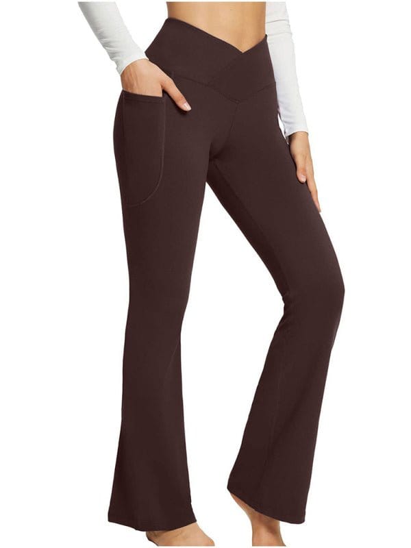 Flattering High-Waisted Wide Leg Leggings