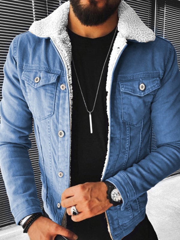 Fleece Lined Denim Jacket