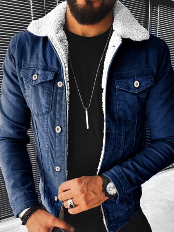 Fleece Lined Denim Jacket