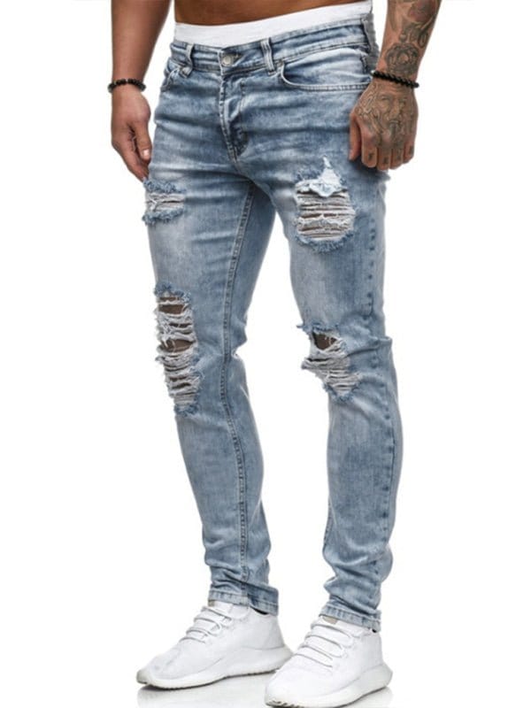 Frayed Slim Fit Jeans