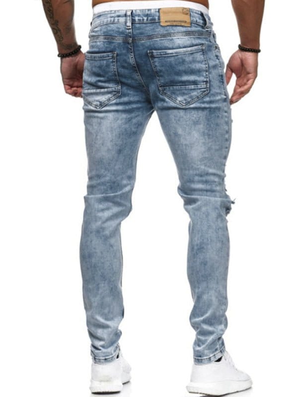 Frayed Slim Fit Jeans