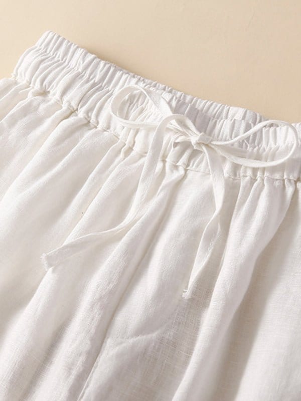 Hollow Lace Loose Shorts