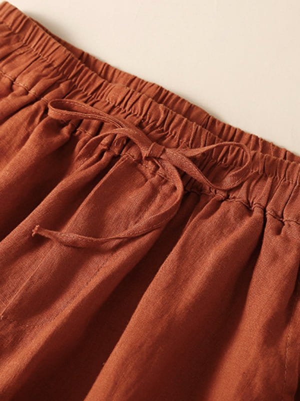 Hollow Lace Loose Shorts