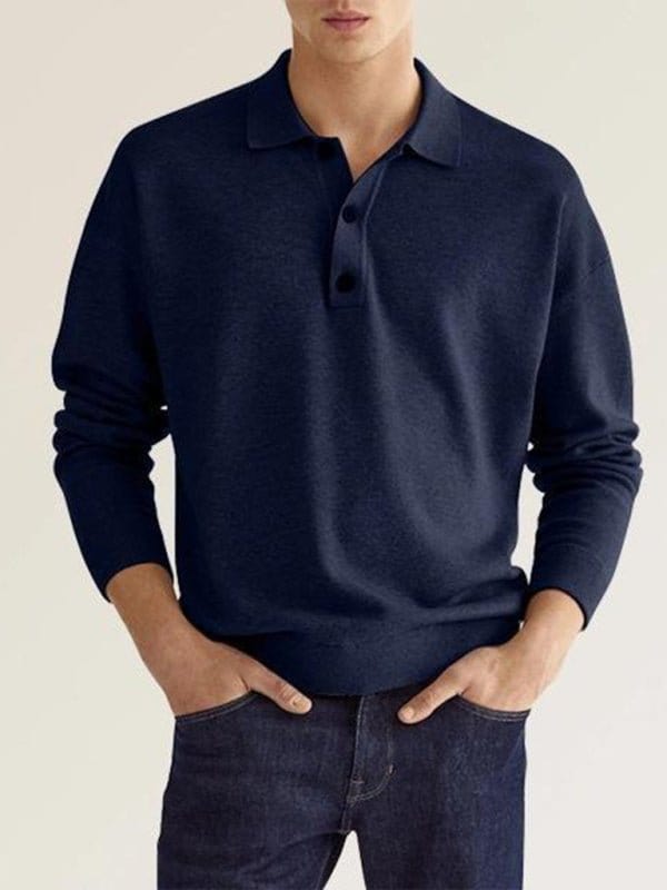 Long Sleeve Polo Shirt Champlain color / S