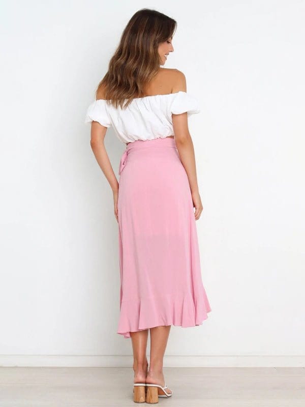 Long Wrap-around Skirt