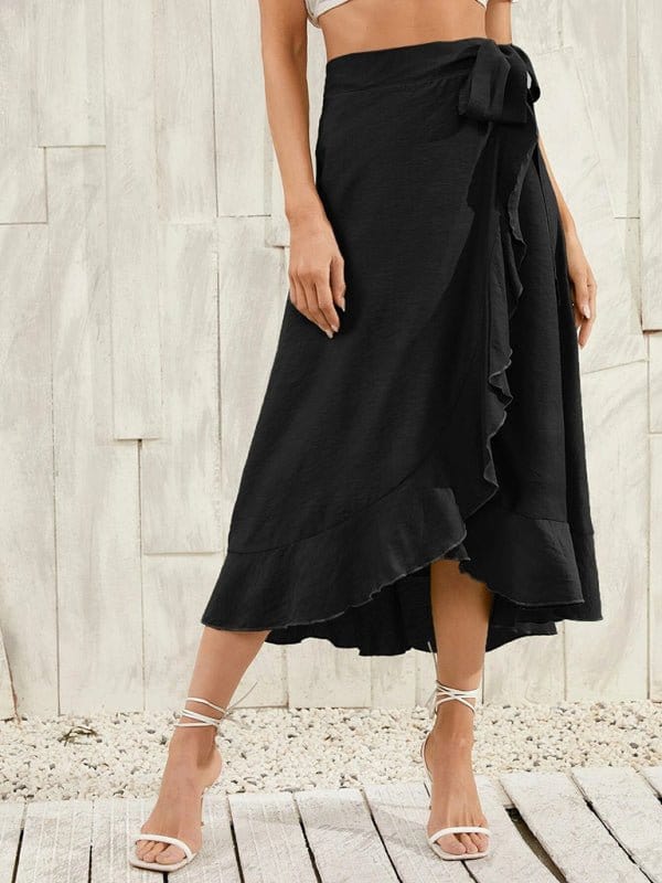 Long Wrap-around Skirt