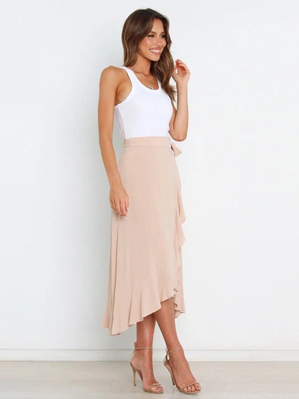 Long Wrap-around Skirt