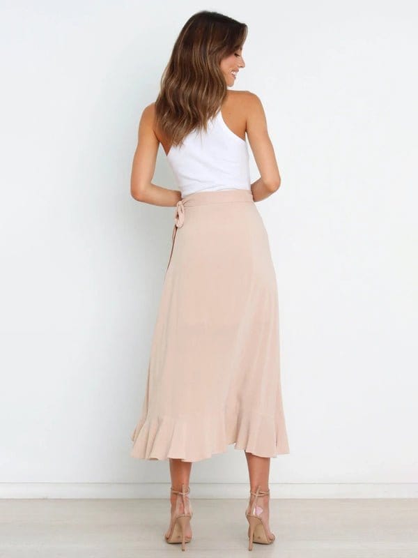 Long Wrap-around Skirt