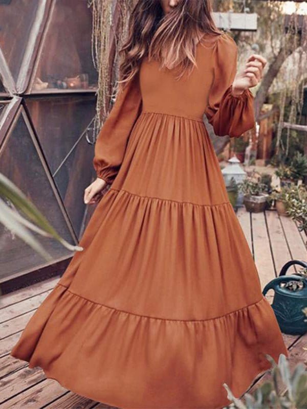 Loose Fit Tiered Dress