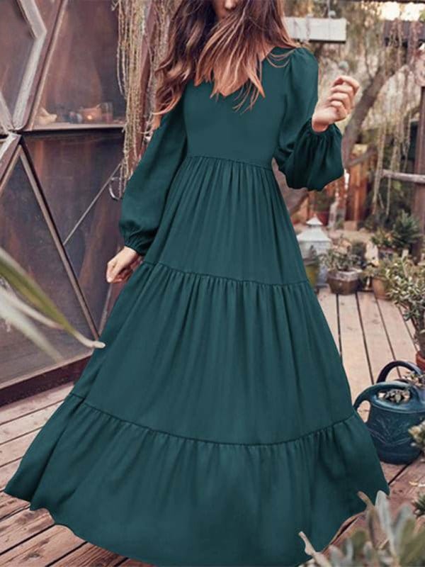 Loose Fit Tiered Dress