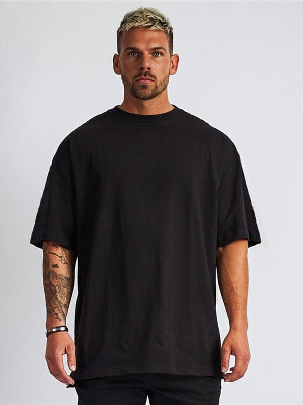 Loose Short Sleeved Tee Black / M