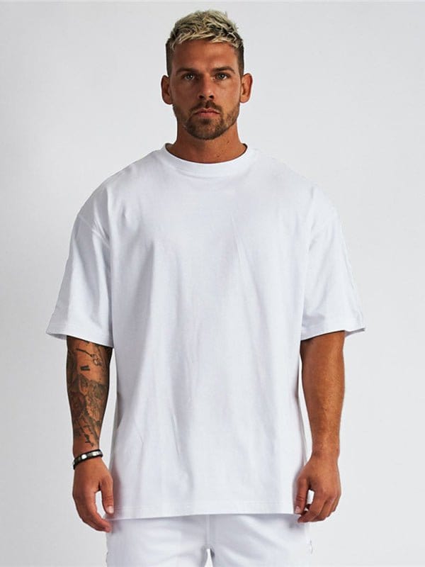 Loose Short Sleeved Tee White / M