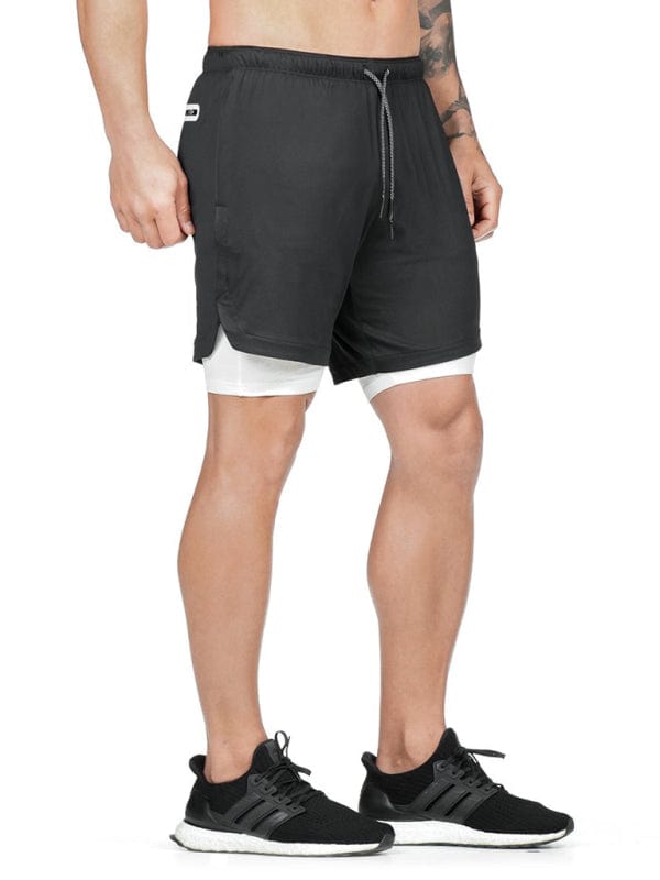 Men's Athletic Shorts With Hidden Thigh Pocket