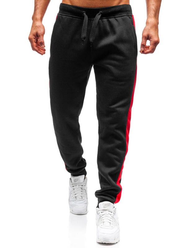 Men's Drawstring Waist Sweatpants Black / M