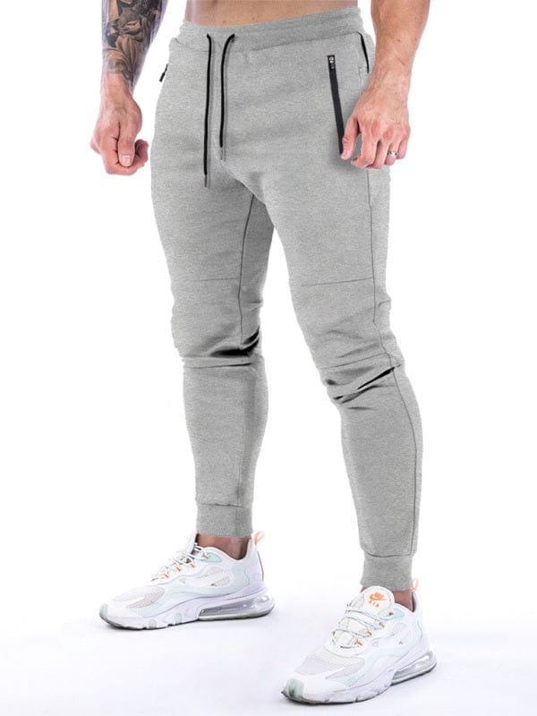 Men's Fleece Lined Joggers Light Grey / S