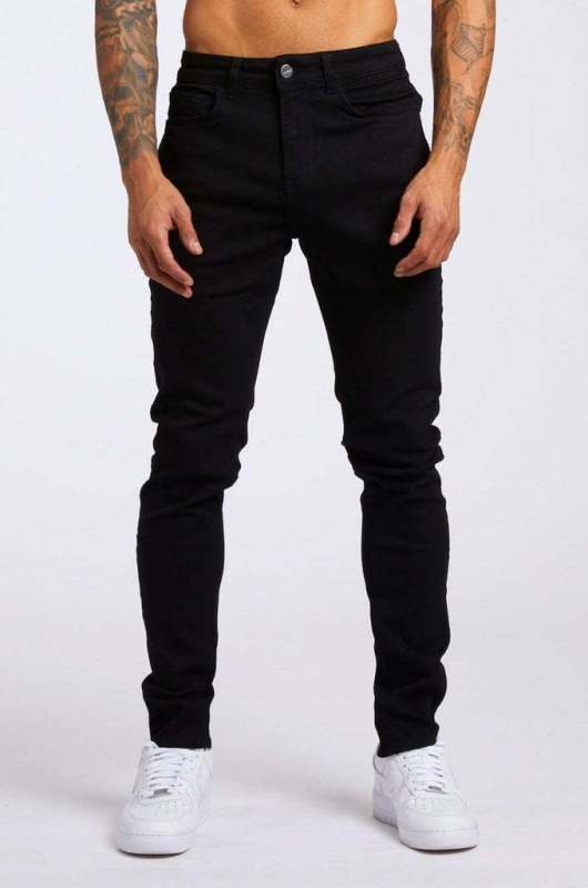 Men's Slim-fit Straight-leg Jeans Black / 28