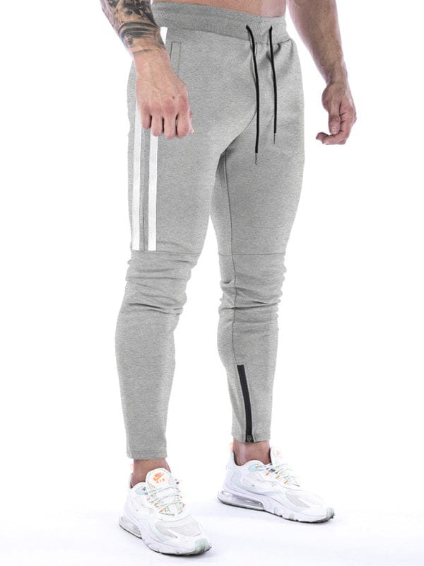 Men's Stripe Ankle Zip Joggers