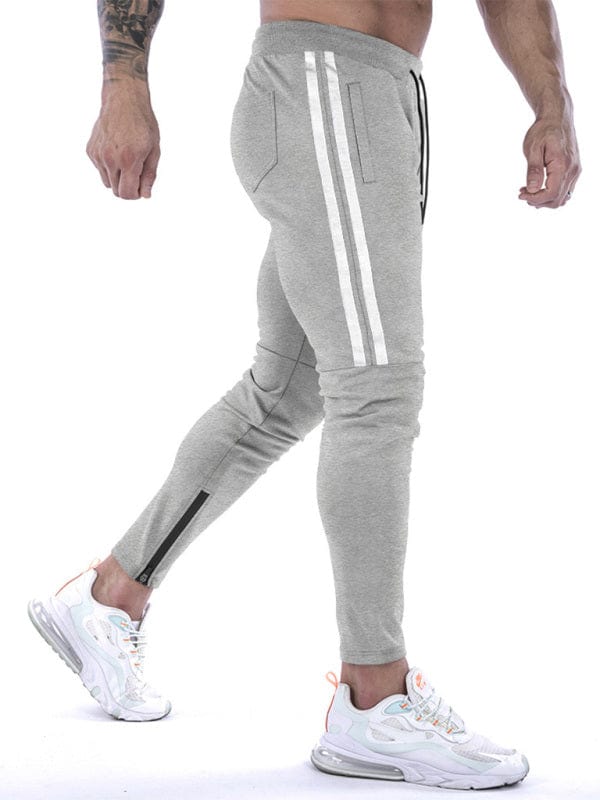 Men's Stripe Ankle Zip Joggers