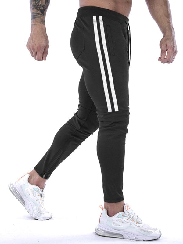 Men's Stripe Ankle Zip Joggers