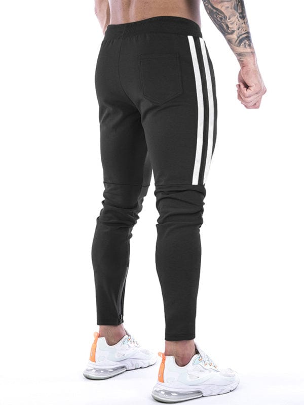 Men's Stripe Ankle Zip Joggers