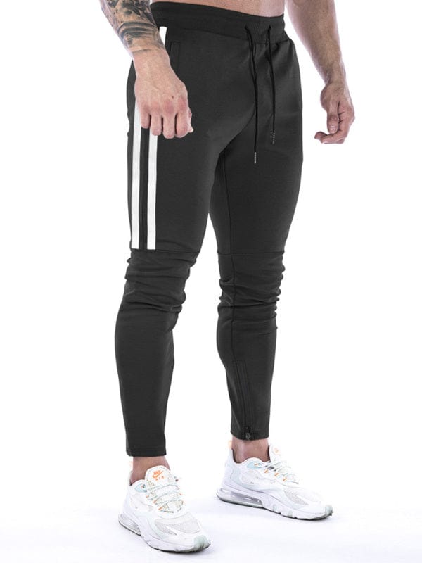 Men's Stripe Ankle Zip Joggers