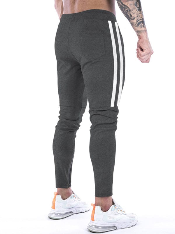 Men's Stripe Ankle Zip Joggers