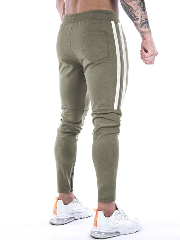 Men's Stripe Ankle Zip Joggers