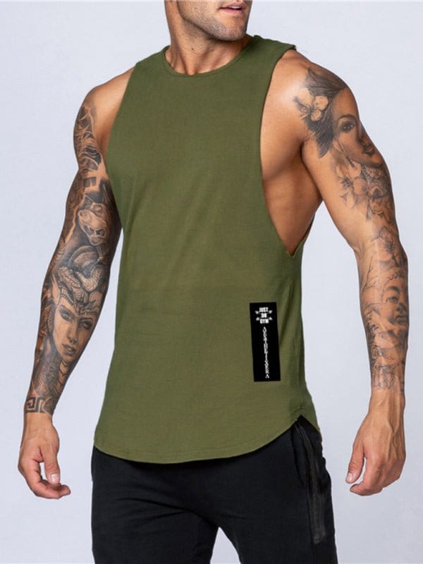 Muscle Tank Top Olive green / M