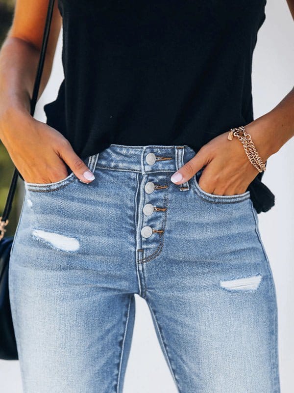 Ripped Slim Fit Jeans