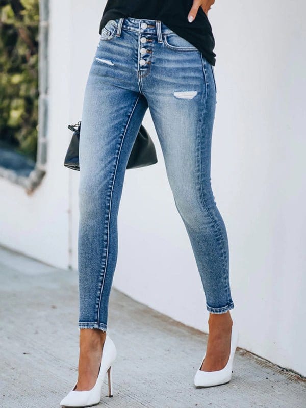 Ripped Slim Fit Jeans