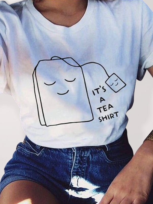 Tea Shirt Tee White / S