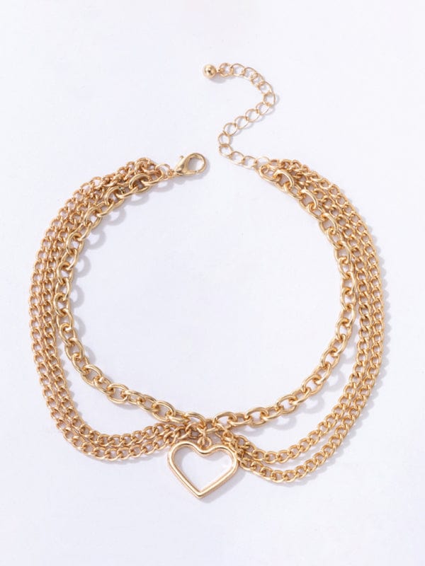 Three-Layer Chain Anklet