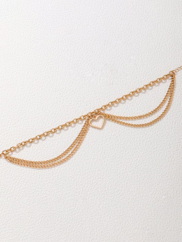 Three-Layer Chain Anklet