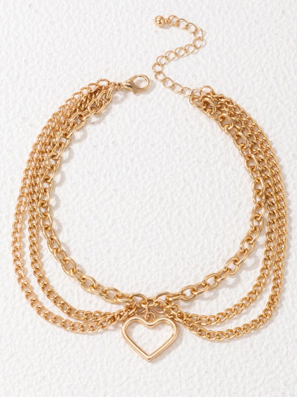 Three-Layer Chain Anklet