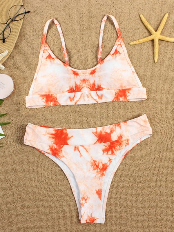 Tie Dye Push-Up Bikini