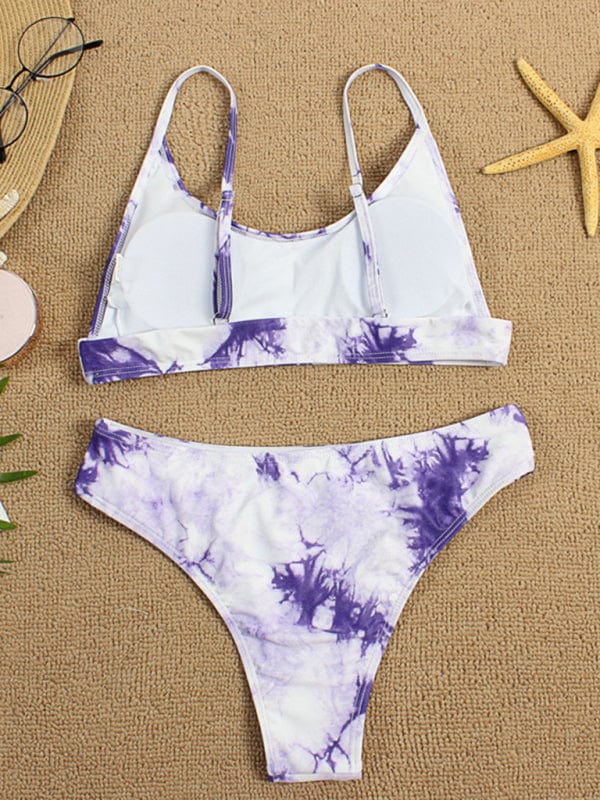 Tie Dye Push-Up Bikini