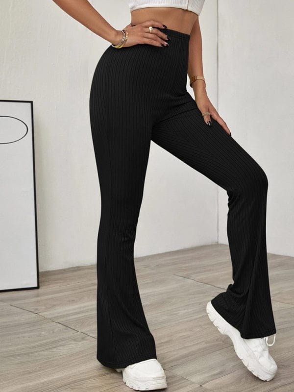 Women's High Waist Flared Leggings