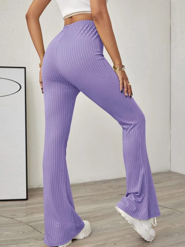 Women's High Waist Flared Leggings